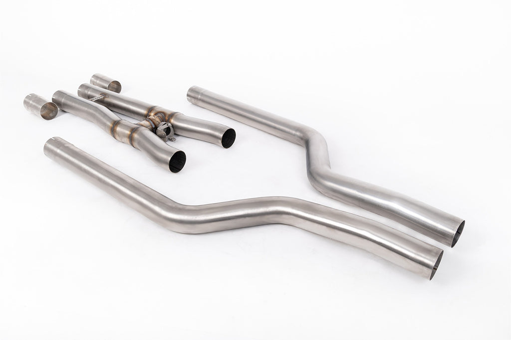 Milltek 80mm Active H-Pipe Centre Section for BMW 5 Series M5 & M5 Competition 4.4l Twin Turbo F90