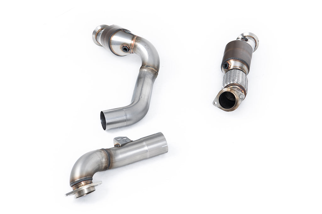 Milltek Large Bore Downpipe & HJS Hi-Flow Sports Cat for BMW G87 M2 / G80 M3 / G82 M4