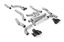 Load image into Gallery viewer, Milltek Cat-Back Exhaust for BMW M240i G42, Quad GT-100 Cerakote Black Tips