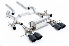 Load image into Gallery viewer, Milltek Non-Resonated Secondary Cat-Back Exhaust for BMW G87 M2, Cerakote Black Tips