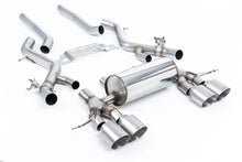 Load image into Gallery viewer, Milltek Non-Resonated Secondary Cat-Back Exhaust for BMW G87 M2, Brushed Titanium Tips