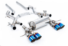 Load image into Gallery viewer, Milltek Non-Resonated Secondary Cat-Back Exhaust for BMW G87 M2, Burnt Titanium Tips