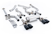 Load image into Gallery viewer, Milltek Non-Resonated Cat-Back Exhaust for BMW G87 M2, Cerakote Black Tips