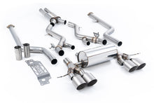 Load image into Gallery viewer, Milltek Resonated Cat-Back Exhaust for BMW G87 M2, Brushed Titanium Tips