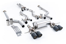 Load image into Gallery viewer, Milltek Resonated Cat-Back Exhaust for BMW G87 M2, Carbon Fibre Tips
