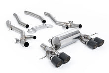 Load image into Gallery viewer, Milltek 80mm OPF Back Exhaust for BMW G8X M3 M4, Carbon Fibre Tips