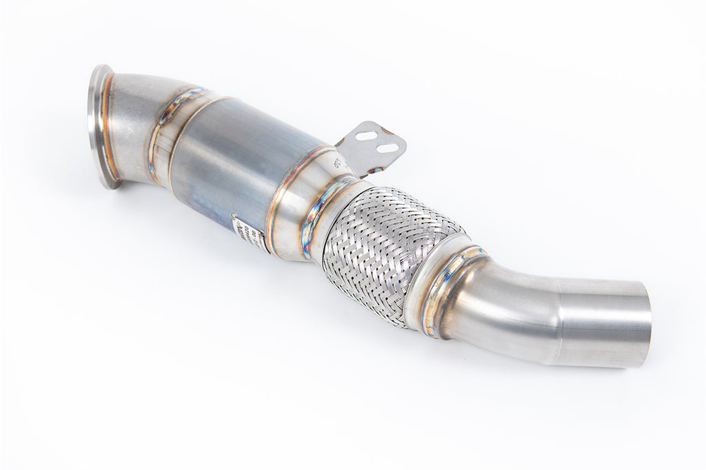 Milltek Large Bore Downpipe, 200-Cell Race Cat for BMW M240i F22 LCI