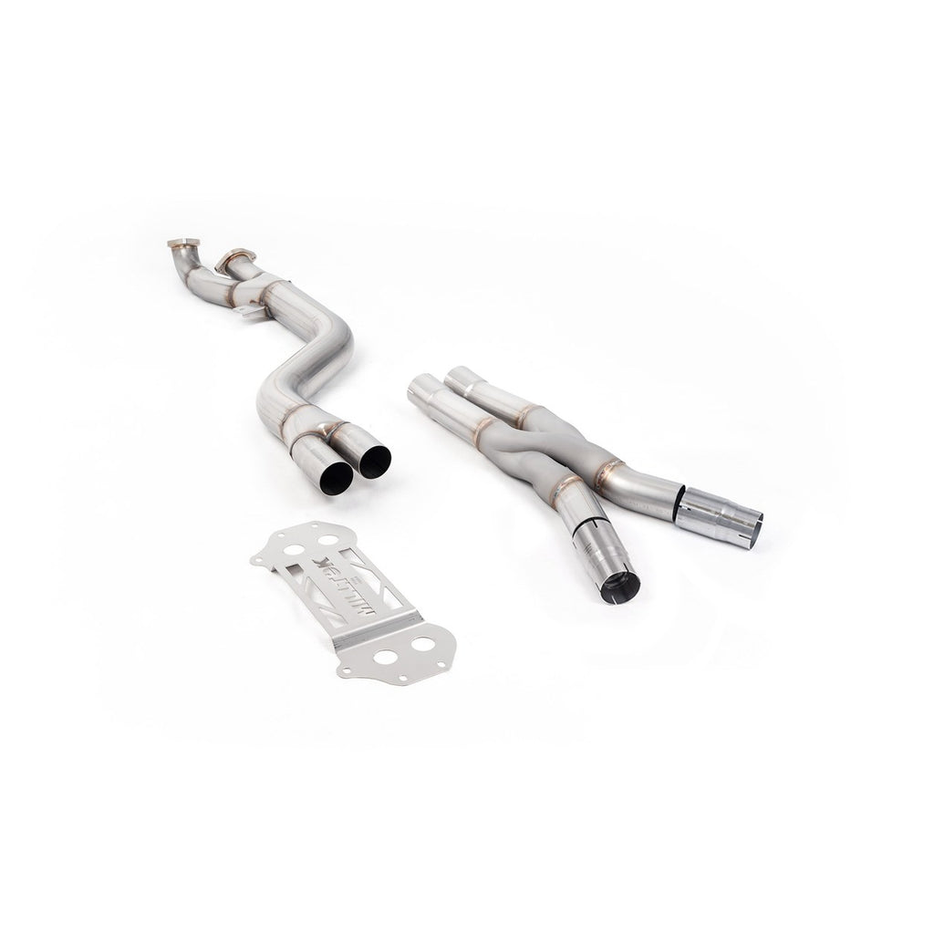 Milltek Z-Pipe Secondary Catalyst Bypass for BMW G87 M2, Fits OE Axle-Back