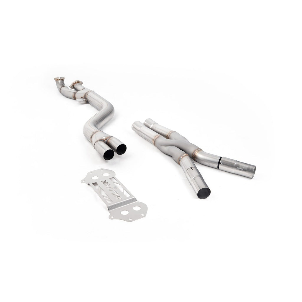 Milltek Z-Pipe Secondary Catalyst Bypass for BMW G87 M2, Fits Milltek Axle-Back (SSXBM1429)