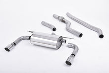 Load image into Gallery viewer, Milltek Non-Resonated Cat-Back Exhaust for BMW F30 328i M Sport, Twin Polished Tips