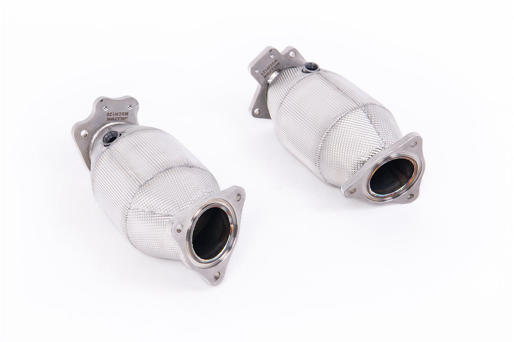 Milltek HJS Hi-Flow Sports Cat (w/ Heat Wrap) for Chevrolet C8 Corvette Z06