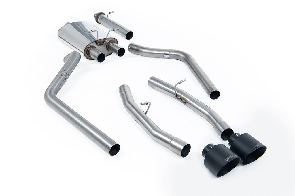 Milltek Cat-Back Exhaust for Dodge Ram 1500 5th Gen, Cerakote Black Tips