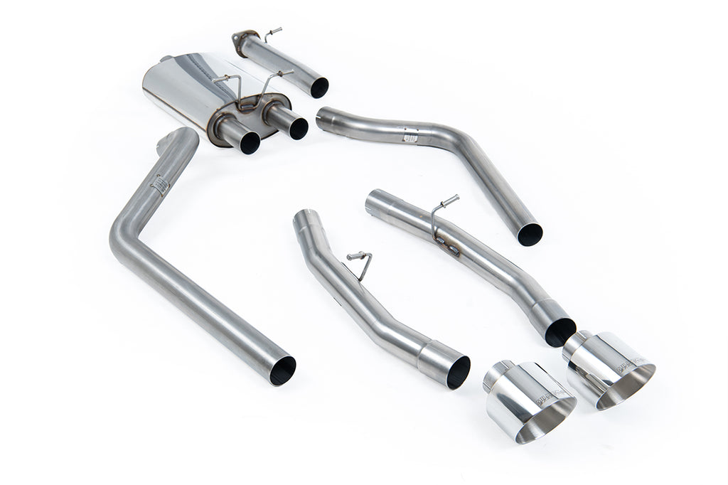 Milltek Resonated Cat-Back Exhaust for Dodge Ram 1500 5th Gen, Polished Tips