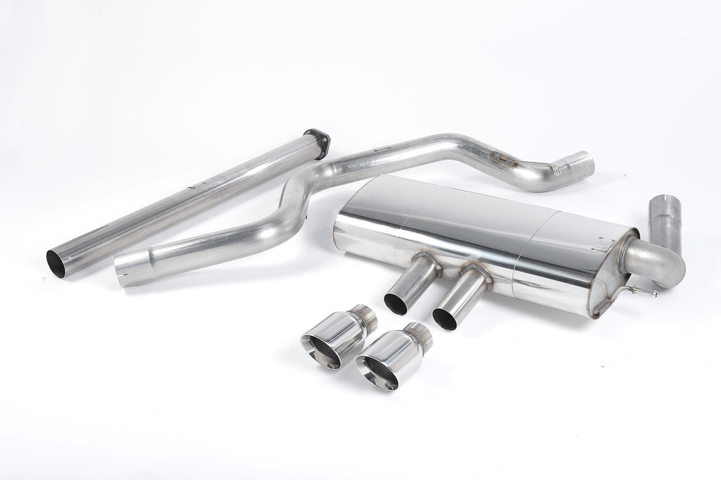 Milltek Non-Resonated Cat-Back Exhaust for Ford Focus MK3 ST, Polished Tips