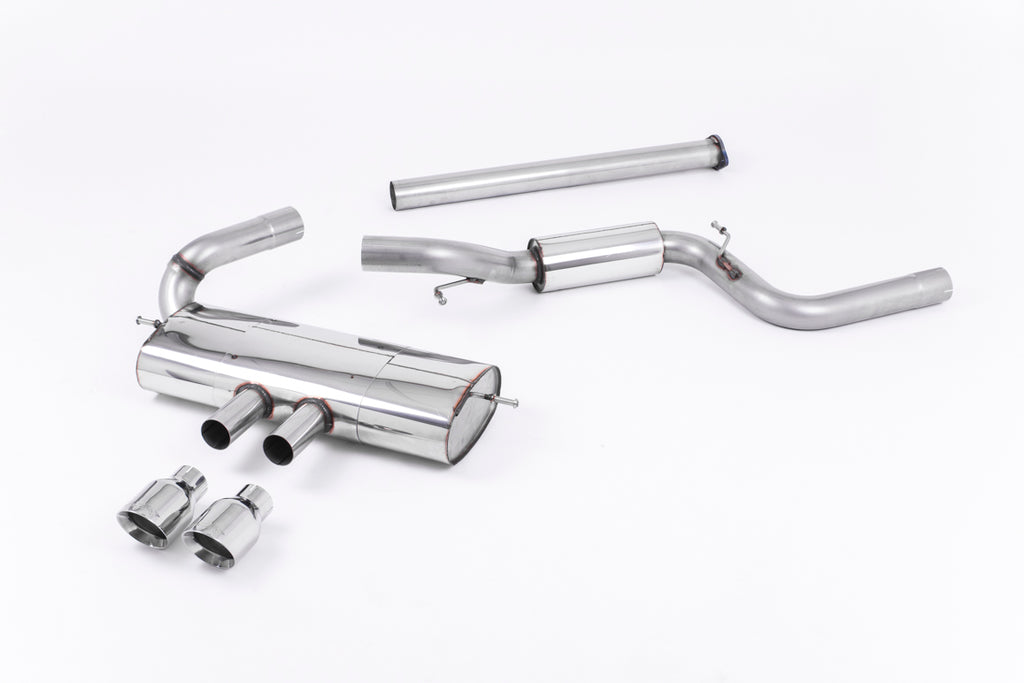 Milltek Road+ Cat-Back Exhaust for Ford Focus MK3 ST, Polished Tips