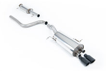 Load image into Gallery viewer, Milltek Resonated Cat-Back Exhaust for Ford Fiesta MK7 ST, Cerakote Black Tips