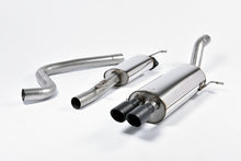 Load image into Gallery viewer, Milltek Resonated Race Cat-Back Exhaust for Ford Fiesta MK7 ST, Cerakote Black Tips
