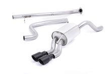 Load image into Gallery viewer, Milltek Non-Resonated Cat-Back Exhaust for Ford Fiesta MK7 Ecoboost, Cerakote Black Tips