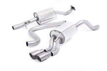 Load image into Gallery viewer, Milltek Resonated Cat-Back Exhaust for Ford Fiesta MK7 1.0T, Brushed Titanium Tips