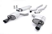 Load image into Gallery viewer, Milltek Resonated Cat-Back Exhaust for Ford Mustang GT S550, Cerakote Black Tips