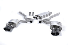 Load image into Gallery viewer, Milltek Resonated Cat-Back Exhaust for Ford Mustang 5.0 GT Fastback, Cerakote Black Tips