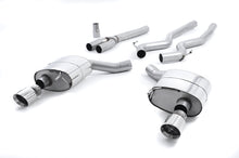 Load image into Gallery viewer, Milltek Non-Resonated Dual-Outlet Cat-Back Exhaust for Ford Mustang S550 2.3 EcoBoost, Polished Tips