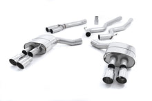 Load image into Gallery viewer, Milltek Non-Resonated Quad-Outlet Cat-Back Exhaust for Ford Mustang S550 2.3 EcoBoost (Roush Valance), Polished Tips