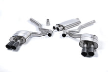 Load image into Gallery viewer, Milltek Resonated Cat-Back Exhaust for Ford Mustang S550 2.3, Cerakote Black Tips