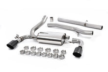 Load image into Gallery viewer, Milltek Non-Resonated Cat-Back Exhaust for Ford Focus MK3 RS, Cerakote Black Tips