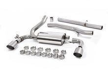 Load image into Gallery viewer, Milltek Non-Resonated Cat-Back Exhaust for Ford Focus MK3 RS, Brushed Titanium Tips