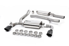 Load image into Gallery viewer, Milltek Resonated Cat-Back Exhaust for Ford Focus MK3 RS, Cerakote Black Tips