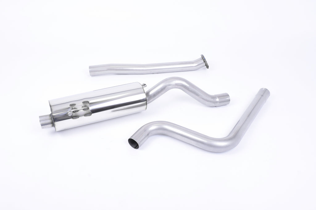 Milltek Non-Resonated Race Cat-Back Exhaust for Ford Fiesta MK7 ST, Burnt Titanium Tips