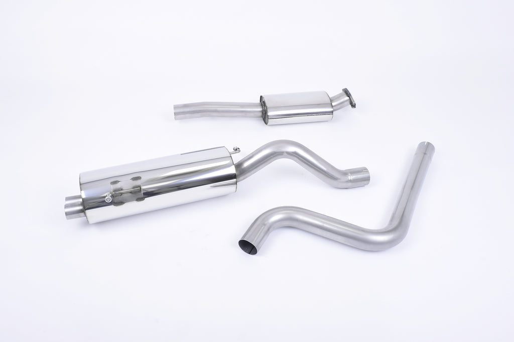 Milltek Resonated Race Cat-Back Exhaust for Ford Fiesta MK7 ST, Burnt Titanium Tips