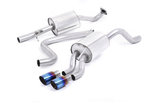 Load image into Gallery viewer, Milltek Resonated Cat-Back Exhaust for Ford Fiesta MK7 Ecoboost, Burnt Titanium Tips