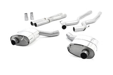 Load image into Gallery viewer, Milltek Non-Resonated Dual-Outlet Cat-Back Exhaust for Ford Mustang 5.0 GT, Burnt Titanium Tips
