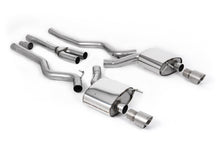 Load image into Gallery viewer, Milltek Non-Resonated Dual-Outlet Cat-Back Exhaust for Ford Mustang S550 2.3 EcoBoost, Brushed Titanium Tips