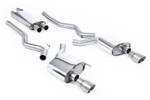 Load image into Gallery viewer, Milltek Resonated Cat-Back Exhaust for Ford Mustang S550, Brushed Titanium Tips