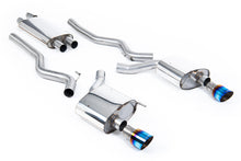 Load image into Gallery viewer, Milltek Resonated Cat-Back Exhaust for Ford Mustang S550 2.3, Burnt Titanium Tips