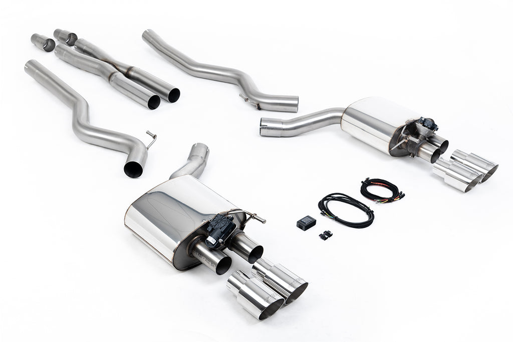 Milltek Valved Cat-Back Exhaust for Ford Mustang 5.0 GT, Polished Tips