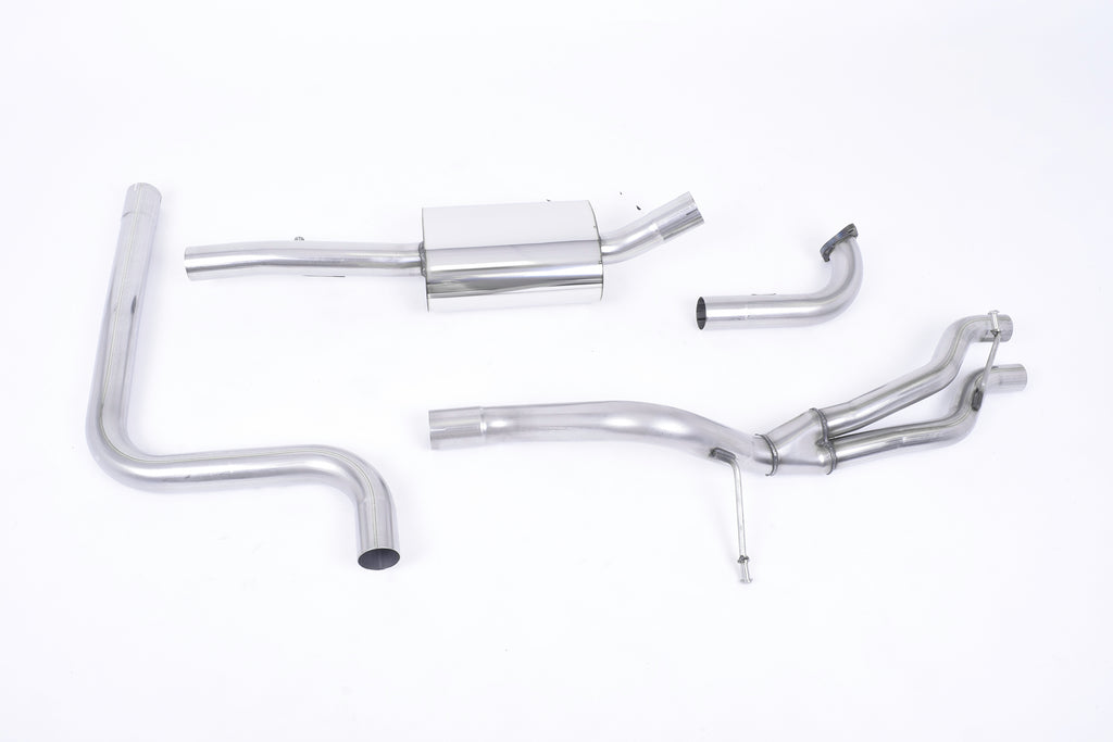 Milltek Road+ Cat-Back Exhaust for Ford Fiesta MK7 Ecoboost, Polished Tips