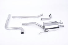 Load image into Gallery viewer, Milltek Non-Resonated Cat-Back Exhaust for Ford Fiesta MK7 Ecoboost, Carbon Fibre Tips