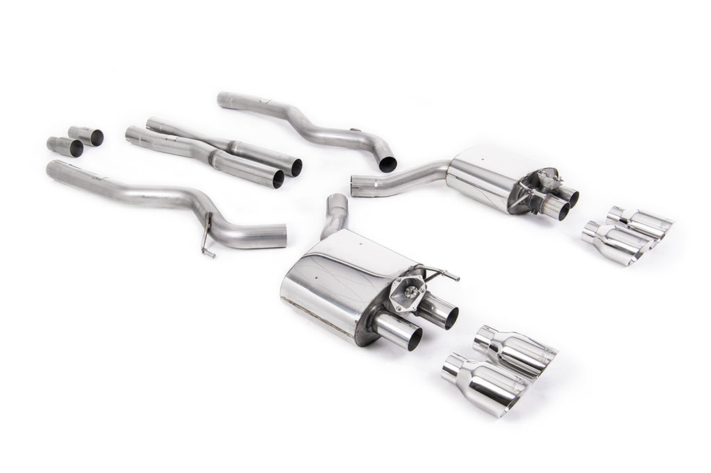 Milltek Cat-Back Exhaust for Ford Mustang 5.0 GT Fastback, Polished Tips