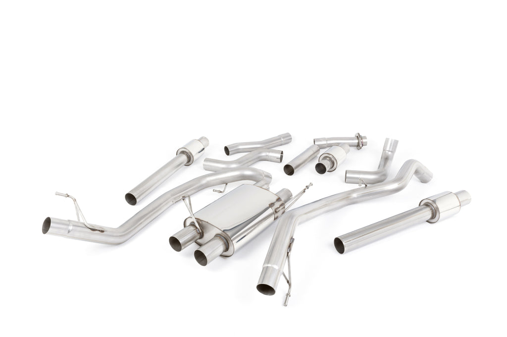 Milltek Cat-Back Exhaust for Ford F150 Raptor V6 Supercrew Gen 2, Cerakote Black Tips