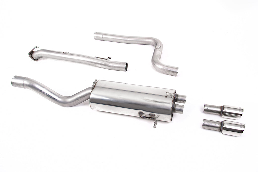 Milltek Non-Resonated Cat-Back Exhaust for Ford Fiesta MK7 ST, Polished Tips (SSXFD329)