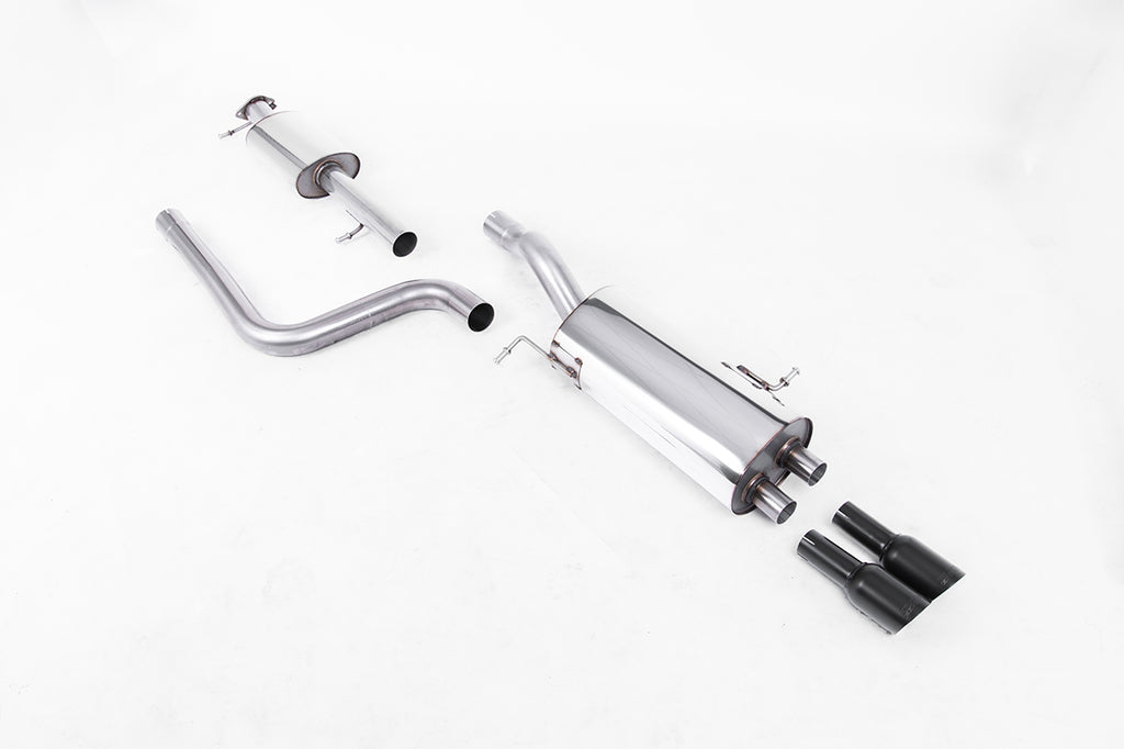 Milltek Resonated Cat-Back Exhaust for Ford Fiesta MK7 ST, Not Applicable Tips