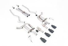 Load image into Gallery viewer, Milltek Valved X-Pipe Cat-Back Exhaust for Ford Mustang S650 GT, Cerakote Black Tips