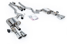 Load image into Gallery viewer, Milltek Valved Non-Resonated Cat-Back for Ford Mustang S650, Polished Tips