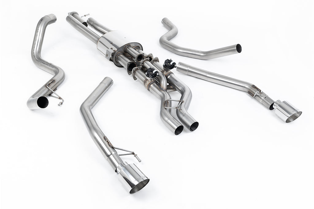 Milltek Valved Cat-Back Exhaust for Ford Ranger Raptor, Polished Tips