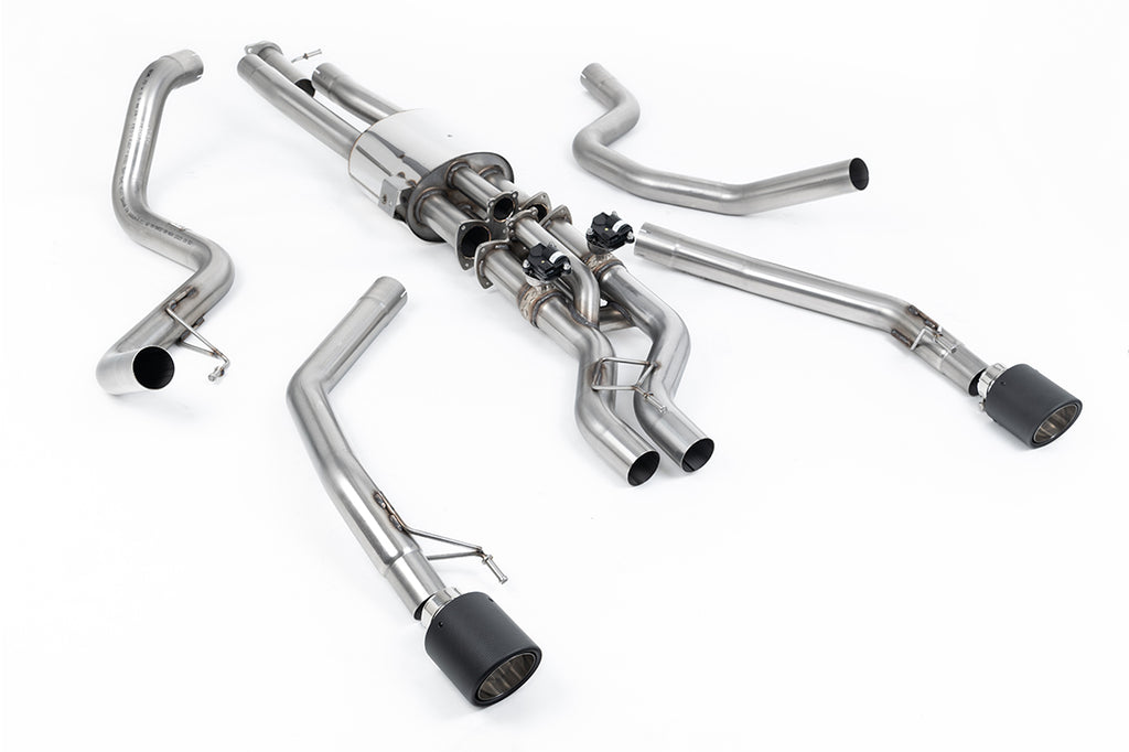 Milltek Valved Cat-Back for Ford Ranger Raptor 3.0 V6, Carbon Fibre Tips