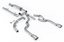 Load image into Gallery viewer, Milltek Road+ Dual-Outlet Cat-Back Exhaust for Ford F-150 SuperCrew 5.0 V8, Brushed Titanium Tips